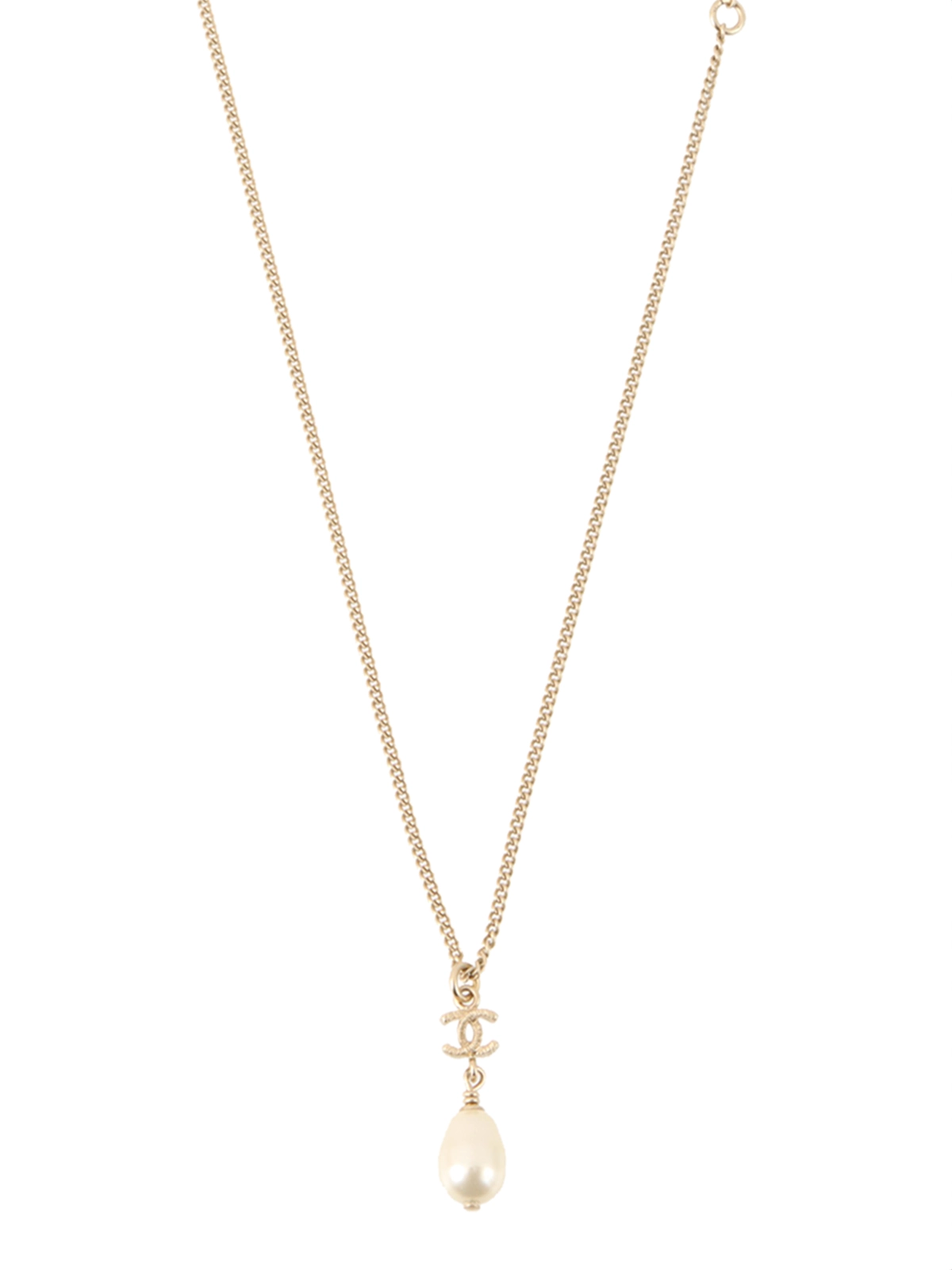 シャネル CCネックレス パール ゴールド CHANEL ≪ 新品 ≫ シャネル CCマーク パール ネックレス ABB846